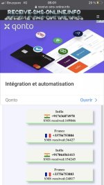 Valider  une vérification SMS sans téléphone