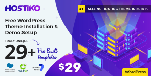 Hostiko WordPress WHMCS Hosting Theme