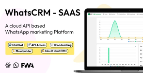 WHATSCRM - CHATBOT, FLOW BUILDER, ACCÈS API, SYSTÈME WHATSAPP CRM SAAS 1.4