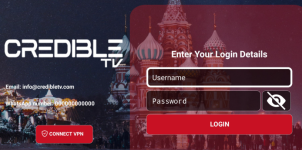 Thème personnalisé officiel Smarters ROUGE ET BLEU PRO THEME codé en dur