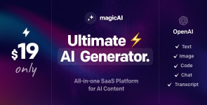 MAGICAI - CONTENU OPENAI, TEXTE, IMAGE, CHAT, GÉNÉRATEUR DE CODE EN SAAS V6.0.1