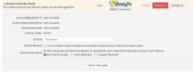 Modules de facturation Smarters pour Xtream UI (propriétaires et revendeurs) Mise à jour annulée