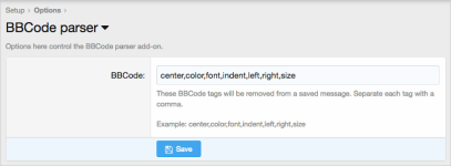 AndyB BBCode parser 1.2