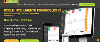 SMART SCHOOL : SYSTÈME DE GESTION SCOLAIRE 7.0.0