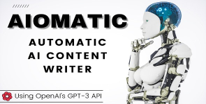 AIOMATIC - RÉDACTEUR ET ÉDITEUR AUTOMATIQUE DE CONTENU IA, GPT-3 ET GPT-4, CHATGPT CHATBOT ET AI TOOLKIT 2.0.9 NULLED