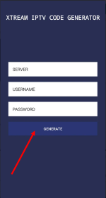 APK Xtream IPTV Code Generator