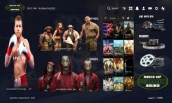 SMARTERS v3 - CyberFlix Button Custom Design With CyberFlix Button + Sports + Intro + Ads