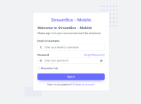StreamBox full nulled panel and app