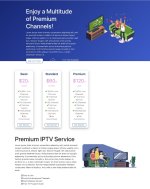 IPTV Reseller Landing Page