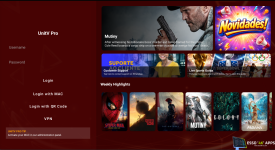 UniTv V3.0 + Vpn login by QR, MAC , USER/ PASS