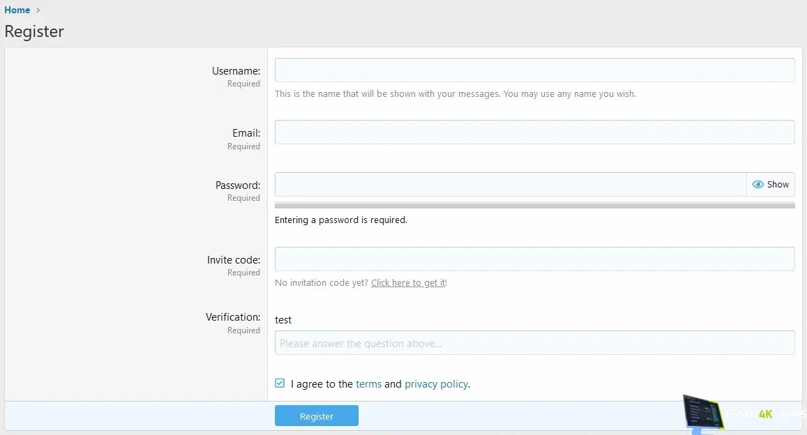 esso4ktvcomRegistration Invites 203 Patch Level 2-3.webp